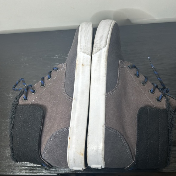 Supra High Tops Grey Suede Men’s Sneakers Size 10 - Picture 11 of 16